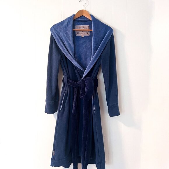 UGG AUSTRALIA DUFFIELD Long ROBE Blue Jay - Picture 5 of 16